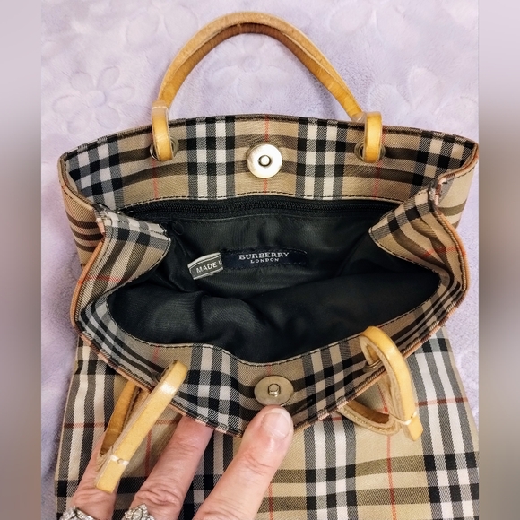 Burberry Blue Label Mini Tote GUC - Picture 6 of 8